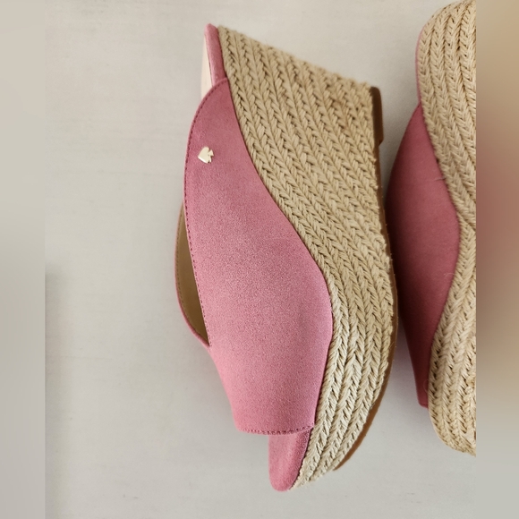 Kate Spade Pink Thea Wedge Sandals 8.5 - Picture 4 of 9